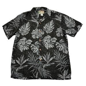 Paradise Found Shirt Mens Medium Hawaiian Aloha Rayon Floral USA Magnum Vintage